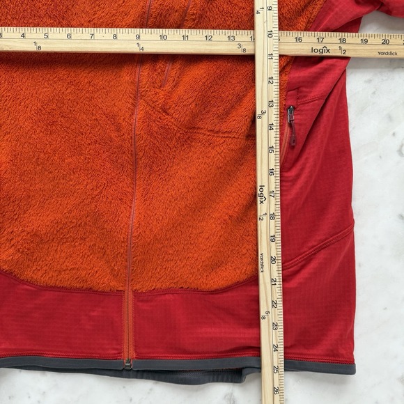 Patagonia R2 RegulatorJacket full zip Mens Small Eclectic Orange High Pile - Picture 8 of 16